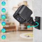 AS03 Mini Wi-Fi Infrared Night Vision Detection Cam with 2-Way Audio\Video for Home Security (black)