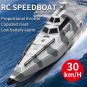 TY727 2.4GHz RC High-Speed Turbojet Pump Boat with Low Battery Alarm (camoflauge grey)