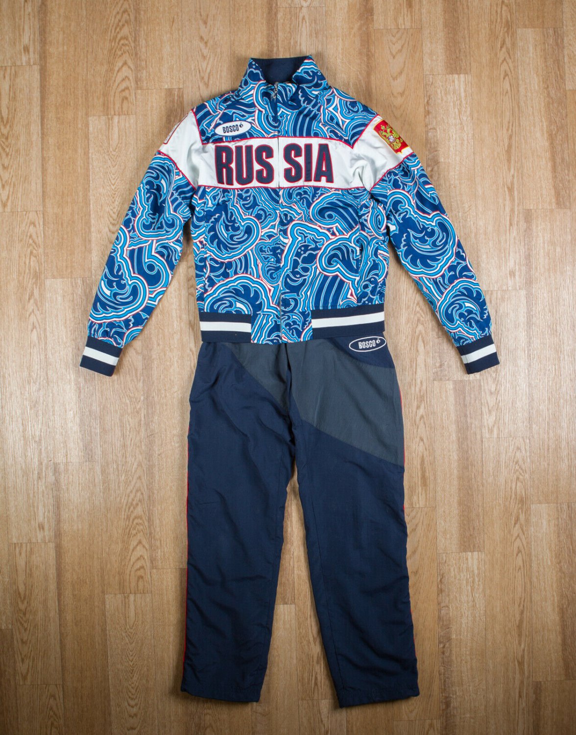 London 2012 Russian Olympic Team Unisex Tracksuit Uniform Zipper Jacket