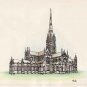 Pen and watercolor - Salisbury Cathedral