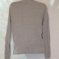 Chaps Women's Gray Ruffles & Lace Long Sleeve Knit Top Size: M