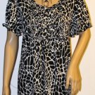 Enfocus Studio Women's Dress with Multi-Color Animal Print Size:14W