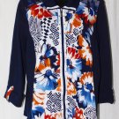 Alfred Dunner Women's Zipper Jacket with Mesh Overlay Collar-Shoulders Size: 12