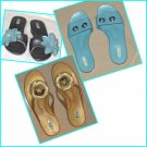 OKA b. Women's Sandal Slides Size: M-L Low Heel - Rubber
