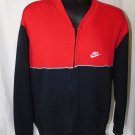 Nike Men's Black Red Fleece Zip Up Jacket Nike Swoosh Athletic Size: XL