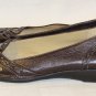 Aerosoles Women's Copenhagen Solid Dark Brown Leather Flats Low Size: 7 M
