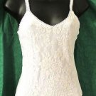 Paris Mode Women's White Floral Lined Camisole Size: 2