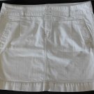 Tommy Hilfiger 4-Pocket Off White Denim Skirt Size: 14