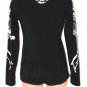 Chico's "CHAT-TEES CHEERS" Women's Multi-Color Screen Print Tee Top S: M
