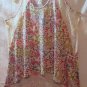 Coco La Rue by Wendy Glez Women's Sleeveless Floral Lace Trim High Low Top S: L