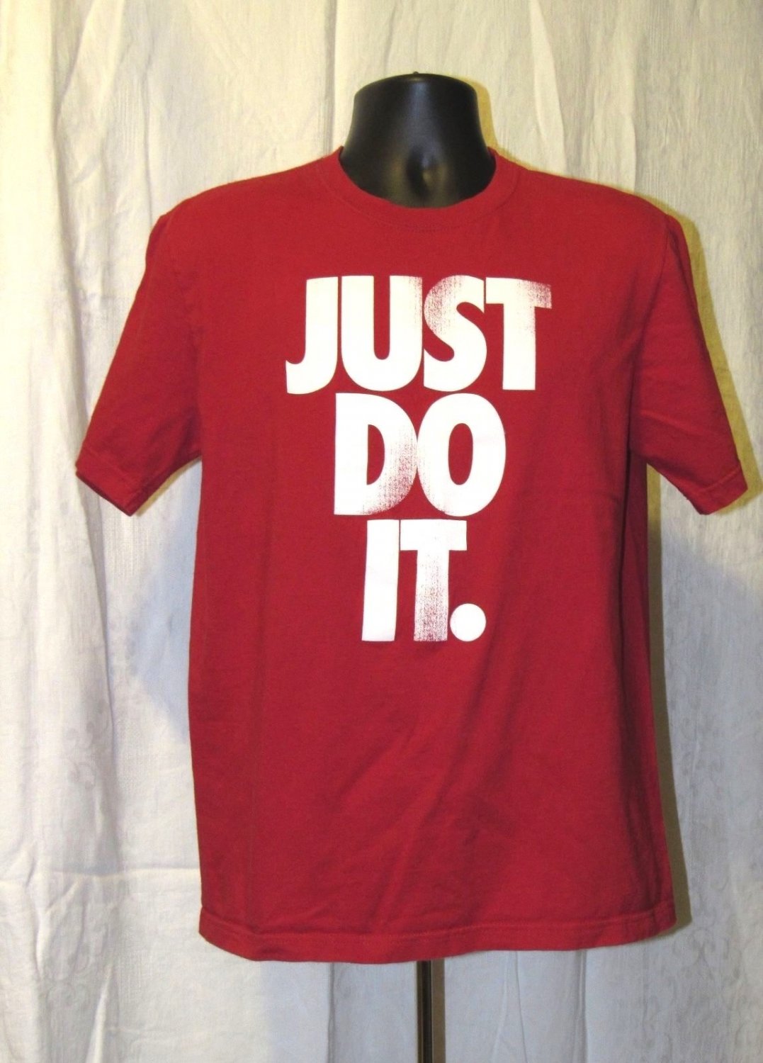 Nike Men's "Just Do It" Red Splatter T-Shirt Size: M