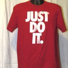 Nike Men's "Just Do It" Red Splatter T-Shirt Size: M