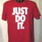 Nike Men's "Just Do It" Red Splatter T-Shirt Size: M