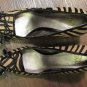 Joan & David 'ALTA' Women's Leather Pumps w/Calf Hair Color: Nat/Black S: 7 M