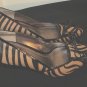 Joan & David 'ALTA' Women's Leather Pumps w/Calf Hair Color: Nat/Black S: 7 M
