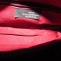 Genuine Eelskin Handmade Ruby Red Shoulder Bag Small 10" 11.5" 3" 4.5"