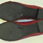 Antonio Melani Red Quilted Leather Ballet Flats Shoes 8.5 M