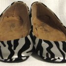 Max Collection Animal Print Multi-Color (Silver/Black) Ballet Flats Size: 8.5 M