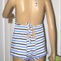 Mossimo 2 Piece Striped Tankini Multi-Color Swimsuit Size: M