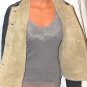 Gap Factory Store Women's Solid Blue Denim Faux Fur Lined Jacket Size: M