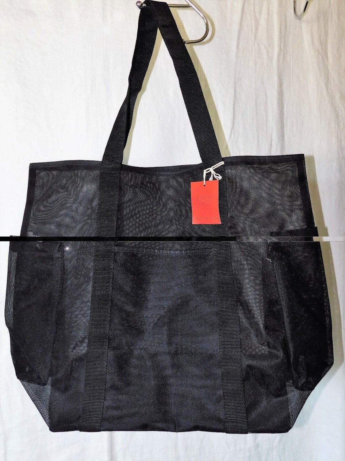 Mossimo Supply Co. Black Mesh Beach Tote Bag