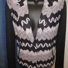 Anthracite Women's Jacket by Muse Multi-Color Flat Weave design Size: 8 Regular