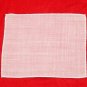Set of 12 Linen Solid White Table Napkins 5.25" x 6.5" Square