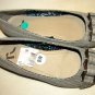 Report Women's Linx Gray Chain Trim Flats Slip Ons Size: 8