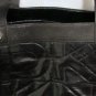 DKNY Active Women's Quilted Logo Bag Purse Large Satchel/Tote Patent Black