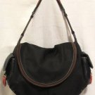 Cole Haan Women's Nylon & Leather Round Hobo - Large