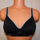Danskin Black-Gray Sport Racerback Sports Bra Size: S-M