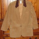 CW Clifford & Wills Women's Tan Corduroy Sport Blazer Jacket Lined Size: 12