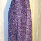 Belle Du Jour One Shoulder Ruffle Neckline Multi-Color Maxi Dress S: S