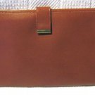 Tan Mello-Touch Cowhide Leather Passport Wallet