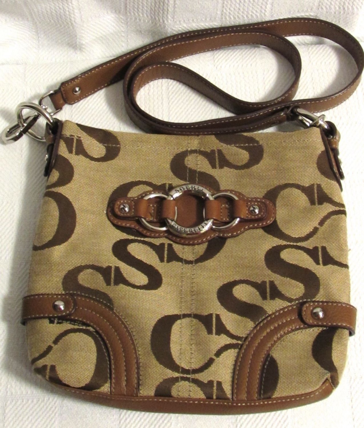 Sofia Caparelli Women's Brown Signature Cross-Body/Messenger/Shoulder Bag