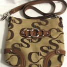 Sofia Caparelli Women's Brown Signature Cross-Body/Messenger/Shoulder Bag
