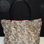 Wacoal Large Lightweight Leopard Print Shopper/Tote Pink Lining Multi-Color PVC