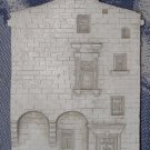 House Parts Inc. Antiqued Church Building/House c 88 Plaque Distressed