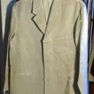 Reunion Beige Linen Blend Men's Jacket Blazer Size: 42