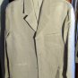 Reunion Beige Linen Blend Men's Jacket Blazer Size: 42