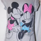 Disney Mickey & Minnie Mouse Graphic Sleepwear Pajama Top Multi-Color S: L