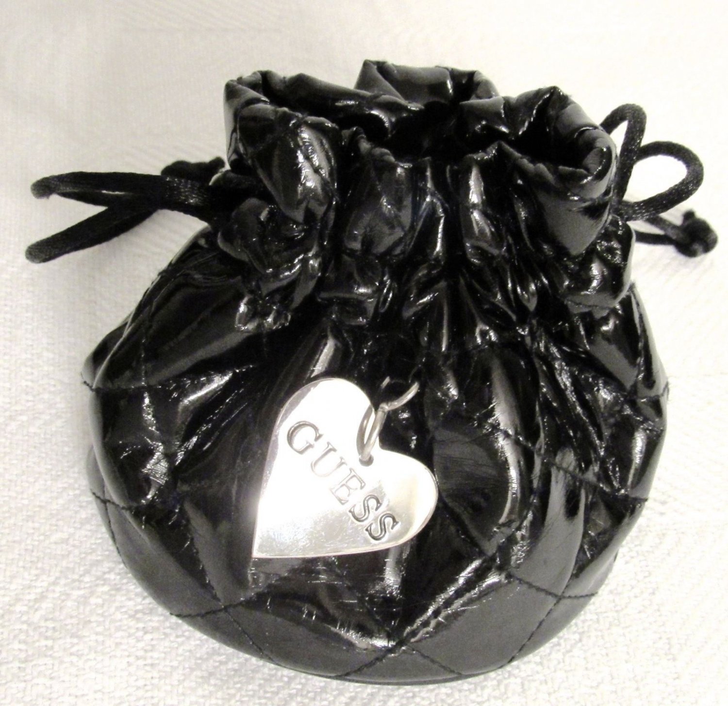 GUESS Empty Watch Bag/Gift Bag/Wristlet (pouch)-Black/NWT