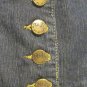 U-51 Women's Solid Blue Denim Jean High Waist Pencil Skirt Knee Length Size: 16