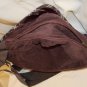 So Brown Plaid Print Trim Corduroy Cross Body Messenger Bag
