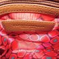 Tignanello Utility II/Messenger/Tote Khaki colored Canvas Leather Trim