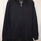 NIKE Air Jordan Flight Club Rare Full Zip Warm Black Hooded Jacket Size: 3 XL