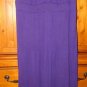 Liz Lange Maternity Solid Purple V-Neck Peasant Styled Maxi Dress Sleeveless L