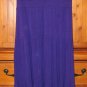 Liz Lange Maternity Solid Purple V-Neck Peasant Styled Maxi Dress Sleeveless L