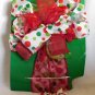 Christmas Bow - Christmas Tree Topper Polka Dot Ribbon Bow Topper