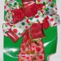Christmas Bow - Christmas Tree Topper Polka Dot Ribbon Bow Topper